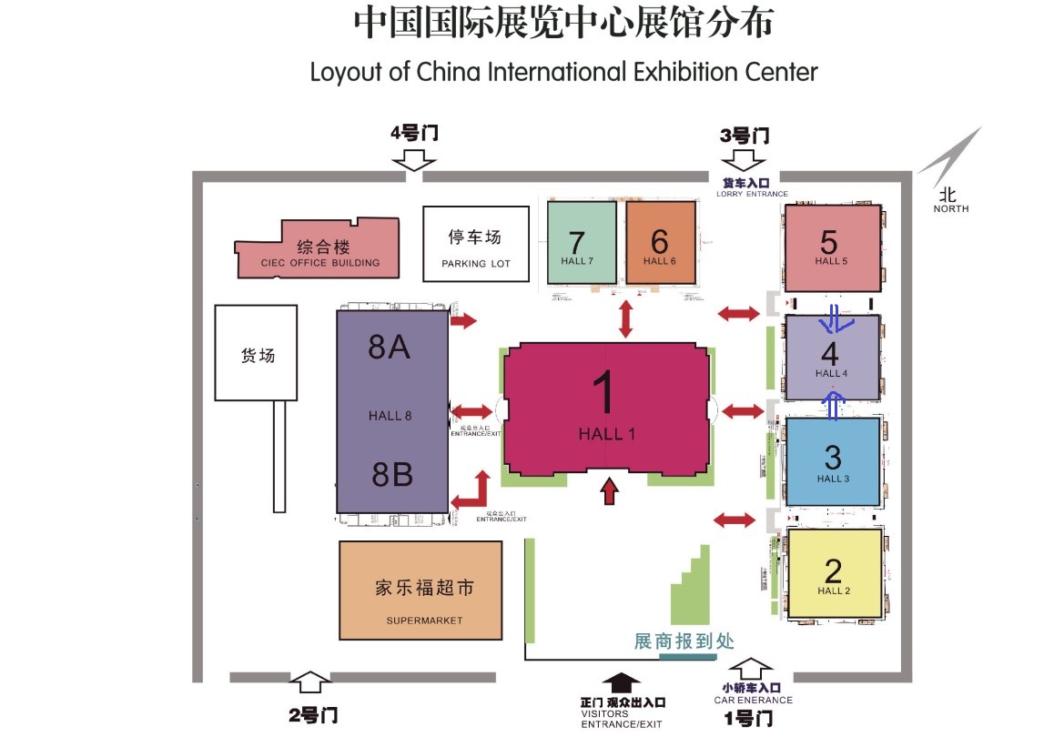中国国际展览中心地图图片